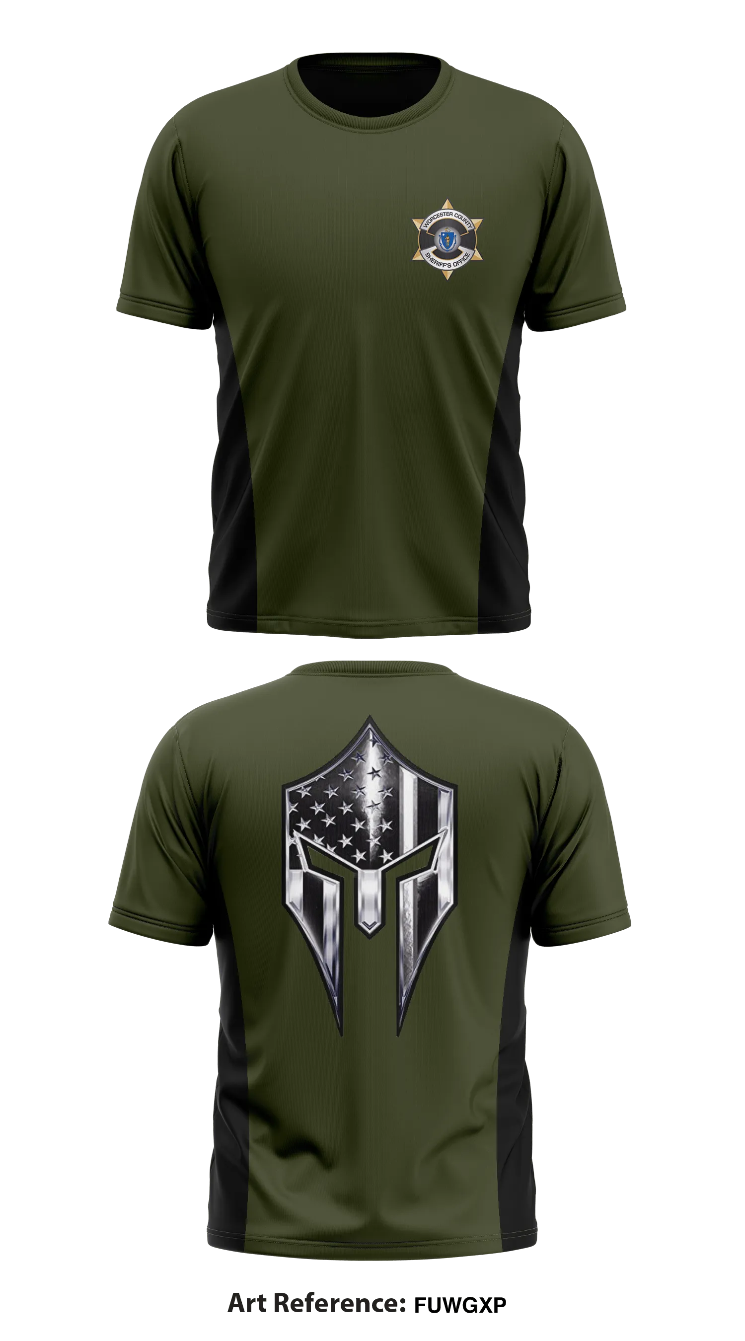 Worcester County Sheriff’s Office Core Men's SS Performance Tee - FuWGXp