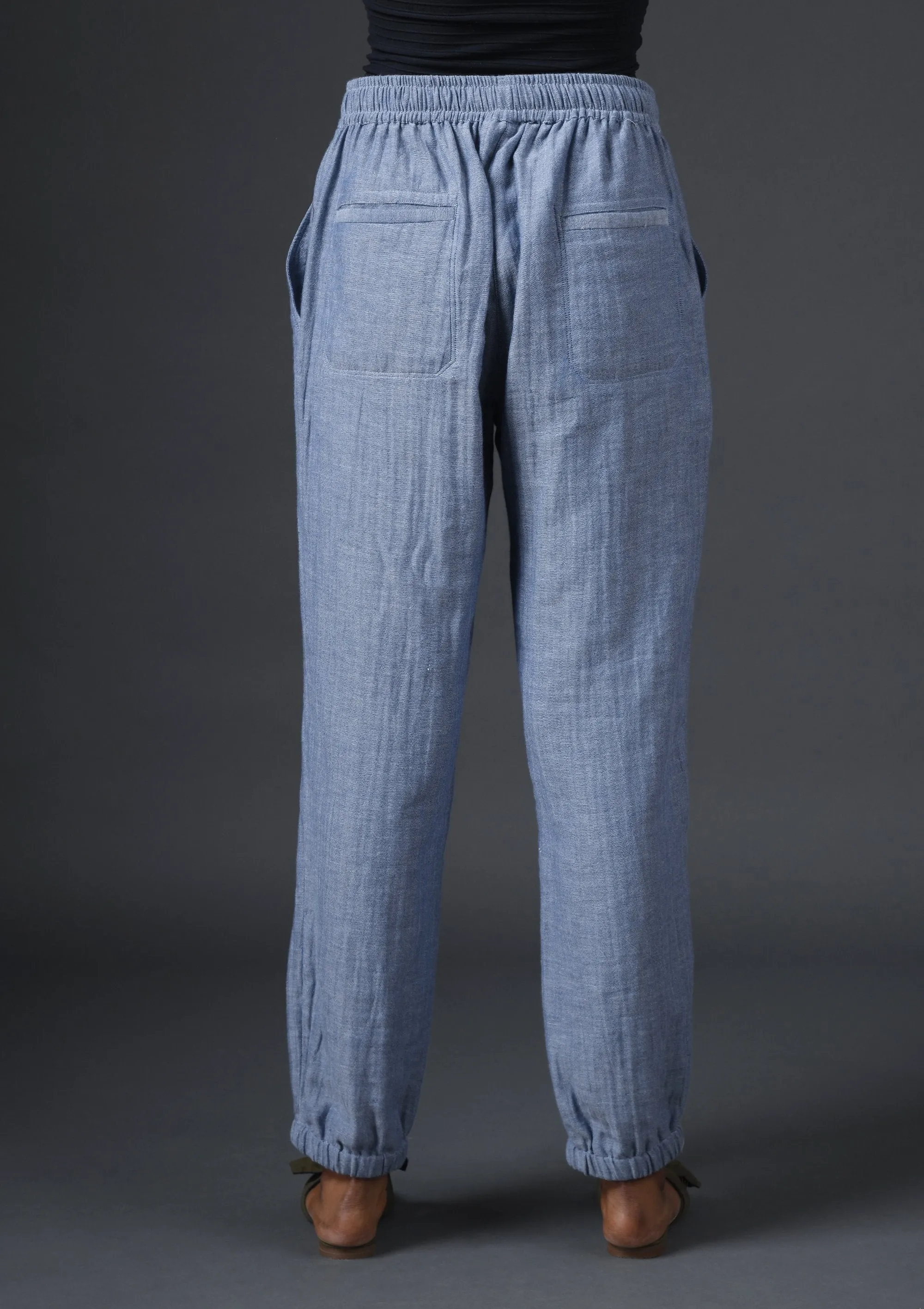 WRINKLED JOGGERS